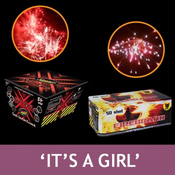 It's a Girl Gender Reveal Firework Bundle