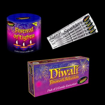 Medium Diwali Fireworks Package 50