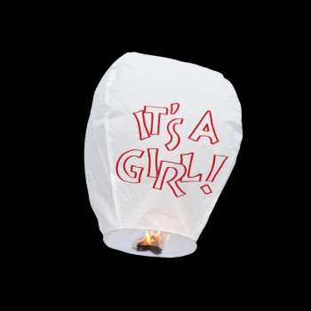 'It's a Girl' Sky Lantern 'It's a Girl' Sky Lantern