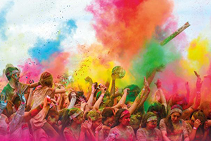 Coloured Powder Blast