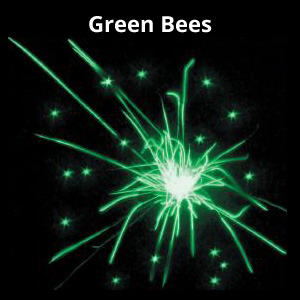 Green Bees Firework Effect