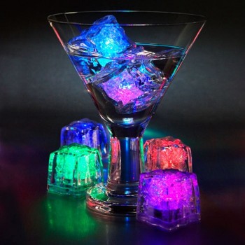 LED Liquid Activated Glow Ice Cubes (Pack of 12)