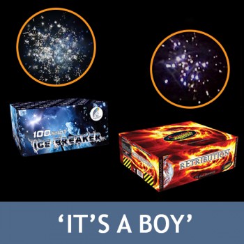 It's a Boy Gender Reveal Firework Bundle