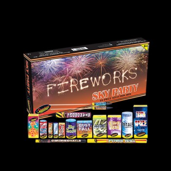 Sky Party Selection Box (16 Fireworks)