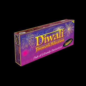 Diwali Selection Box (15 Garden fireworks) - Small