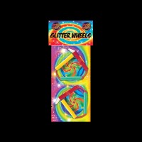 Glitter Catherine Wheels (2 Pack)