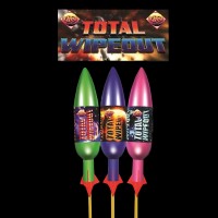 Total Wipeout Rockets (Pack of 3)