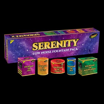Serenity Low Noise Selection Box (5 Garden fireworks)
