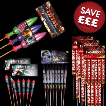 Fireworks Rocket DIY Display 250