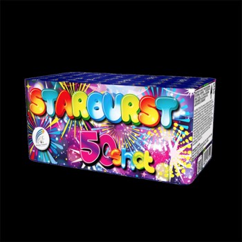 Starburst Roman Candle Cake (50 Shots)