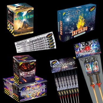 Extra Large Garden Fireworks Package 200