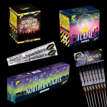 Medium Garden Fireworks Package 100
