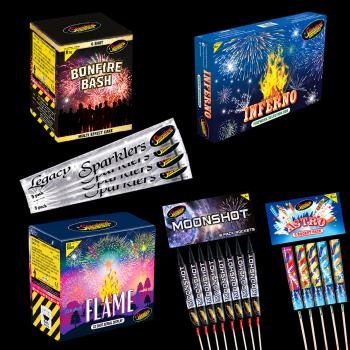 Large Garden Fireworks Package 150