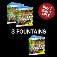 Glittering Fire Multi-Effect Fountain (3 For 2 Deal)
