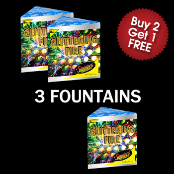 Glittering Fire Multi-Effect Fountain (3 For 2 Deal)