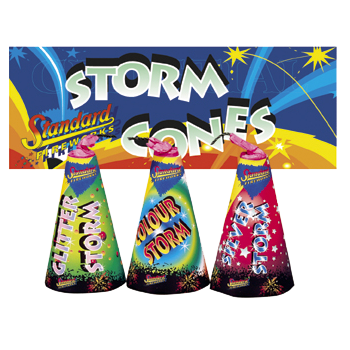 Storm Cones - Fountains (3 Pack)