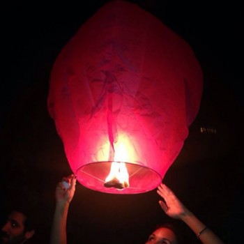 Coloured Sky Lantern