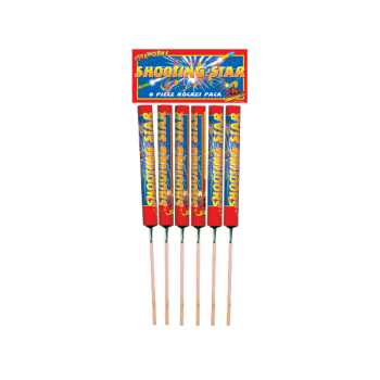 BCUK Shooting Star Rockets (Pack of 6)