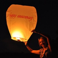 'Happy Anniversary' Sky Lantern