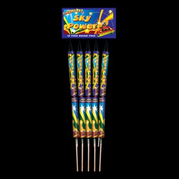 Sky Power Rockets (Pack of 10)