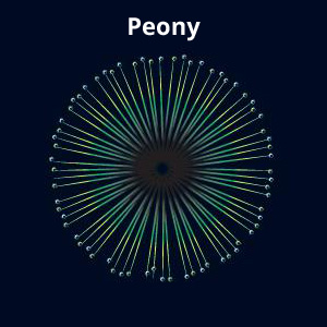 Peony Firework Effect